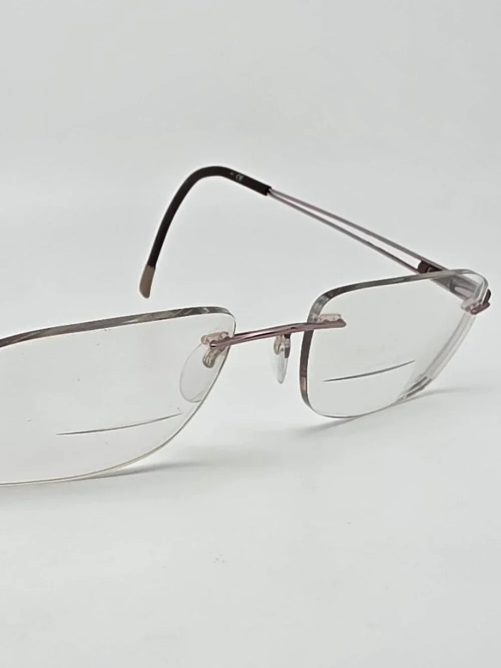 Silhouette 7661 40 6056 Spring Blossom Titanium Rimless Eyeglasses Frame w/ Case